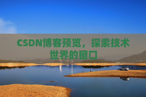 CSDN博客预览,探索技术世界的窗口